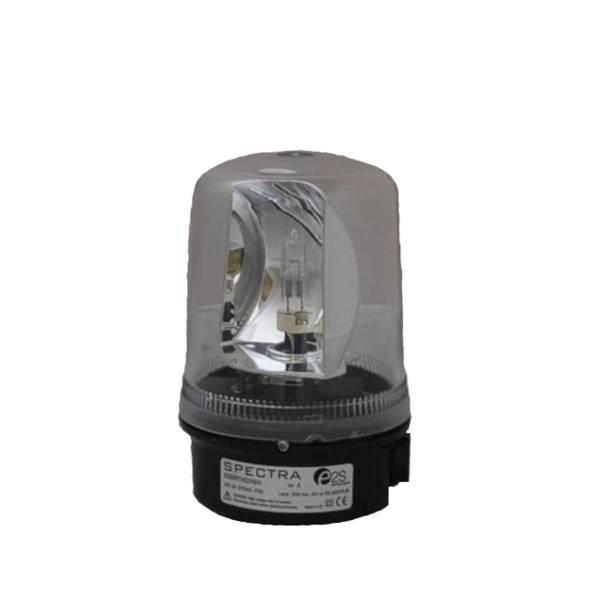 B300RTH230.7 E2S  Rotating Beacon B300RTH 230vAC 7:CLEAR 25w Halogen GY6.35 IP65